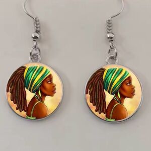 Colorful Artistic Earrings